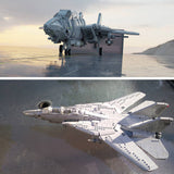 MOC - 121573 F14 Tomcat Flugzeugmodell Klemmbausteine - LesDiy - Klemmbausteine