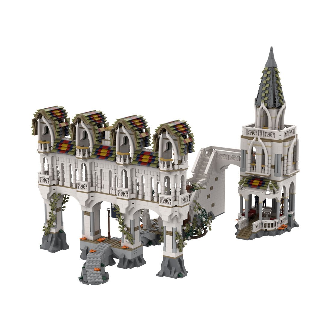 MOC - 122041 UCS Rivendell - Gates of Imladris Klemmbausteine - LesDiy - Klemmbausteine