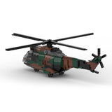 MOC - 122710 SA330 Transporthubschrauber - LesDiy - Klemmbausteine