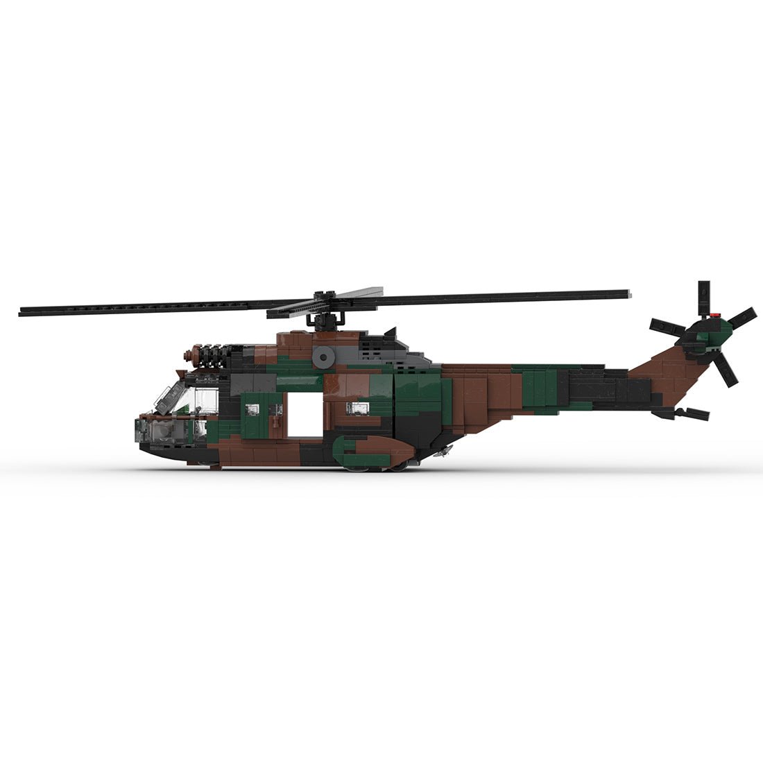 MOC - 122710 SA330 Transporthubschrauber - LesDiy - Klemmbausteine