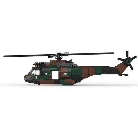 MOC - 122710 SA330 Transporthubschrauber - LesDiy - Klemmbausteine