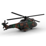 MOC - 122710 SA330 Transporthubschrauber - LesDiy - Klemmbausteine