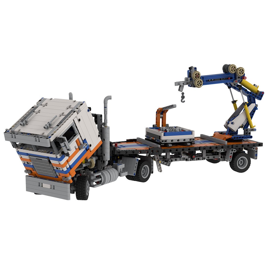 MOC - 122909 Freightliner FLB – B - Modell Klemmbausteine - LesDiy - Klemmbausteine
