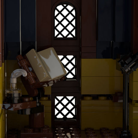 MOC - 123471 Black Falcons Grand Tower Klemmbausteine - LesDiy - Klemmbausteine