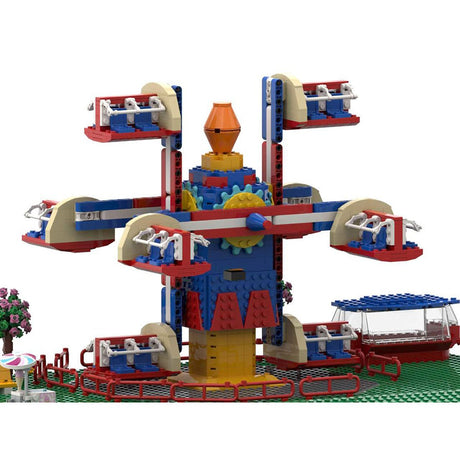 MOC - 125626 NebulaZ Theme Park Ride Klemmbausteine - LesDiy - Klemmbausteine