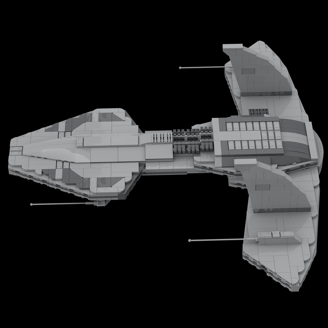 MOC - 125762 Asgard O'Neill - class Ship Klemmbausteine - LesDiy - Klemmbausteine