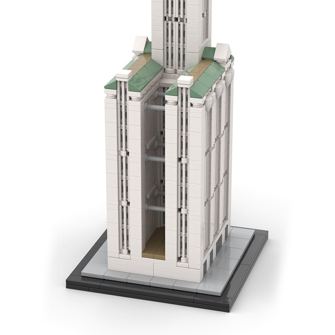 MOC - 126951 Woolworth Building 1:800 Scale Klemmbausteine - LesDiy - Klemmbausteine