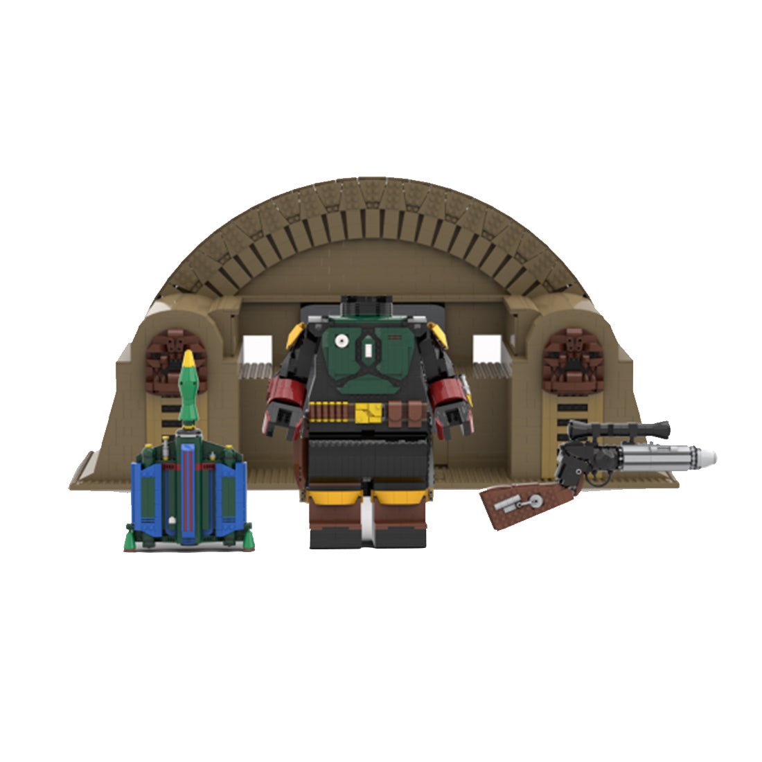 MOC - 127778 + MOC - 96341 Boba Fett & Throne Klemmbausteine - LesDiy - Klemmbausteine
