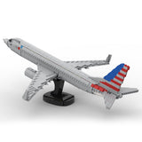 MOC - 127873 1/80 737 Großer Jetliner Klemmbausteine - LesDiy - Klemmbausteine