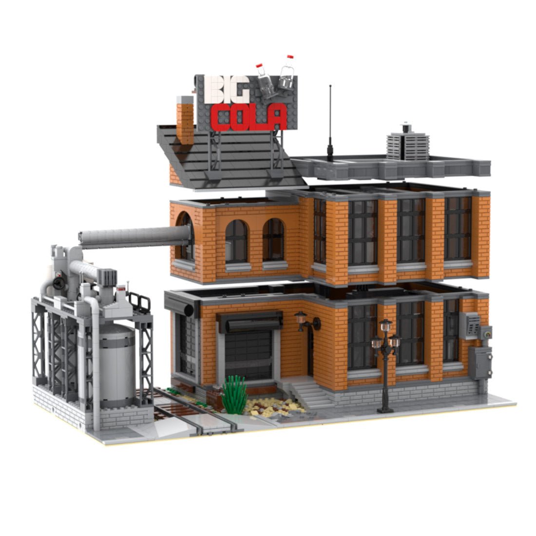 MOC - 129708 Big Cola Factory Klemmbausteine - LesDiy - Klemmbausteine