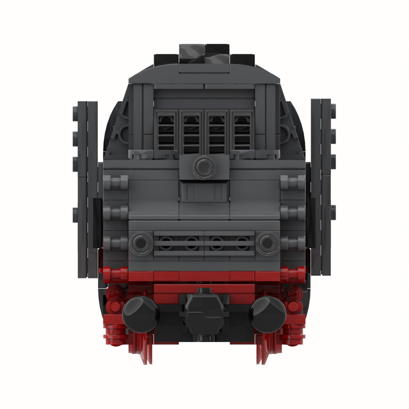 MOC - 129996 DR - Baureihe 50 - War Locomotive Wehrmacht WWII (8w) Klemmbausteine - LesDiy - Klemmbausteine