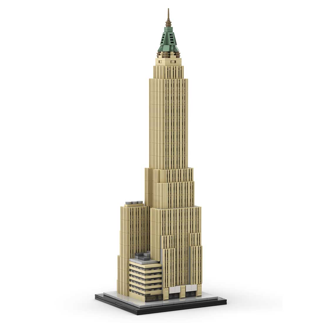 MOC - 130597 40 Wall Street 1:800 Scale (Bank of Manhattan Trust Building) Klemmbausteine - LesDiy - Klemmbausteine