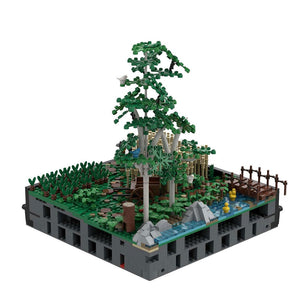 MOC - 131114 A4 – Landschaft mit Feldern und Bäumen Klemmbausteine - LesDiy - Klemmbausteine