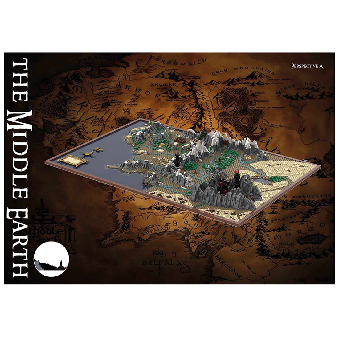 MOC - 133505 UCS Middle Earth Map Klemmbausteine - LesDiy - Klemmbausteine