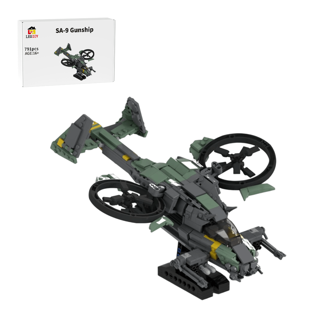 MOC - 134407 Avatar 2 Kestrel Gunship Klemmbausteine - LesDiy - Klemmbausteine