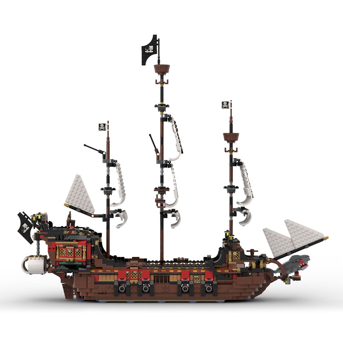 MOC - 134441 Pirates Battleship Klemmbausteine - LesDiy - Klemmbausteine