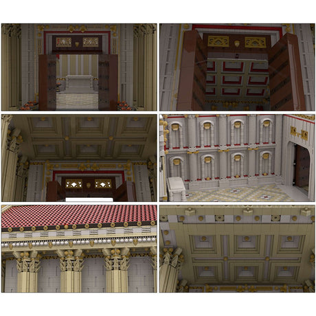 MOC - 136729 Antiker römischer Tempel Klemmbausteine - LesDiy - Klemmbausteine