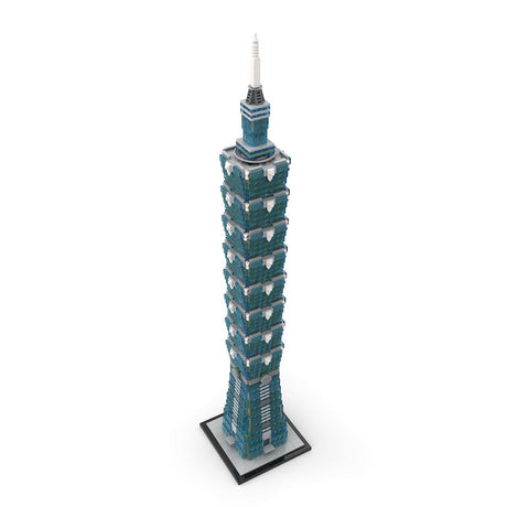 MOC - 136995 1:800 Scale Taipei 101 Klemmbausteine - LesDiy - Klemmbausteine