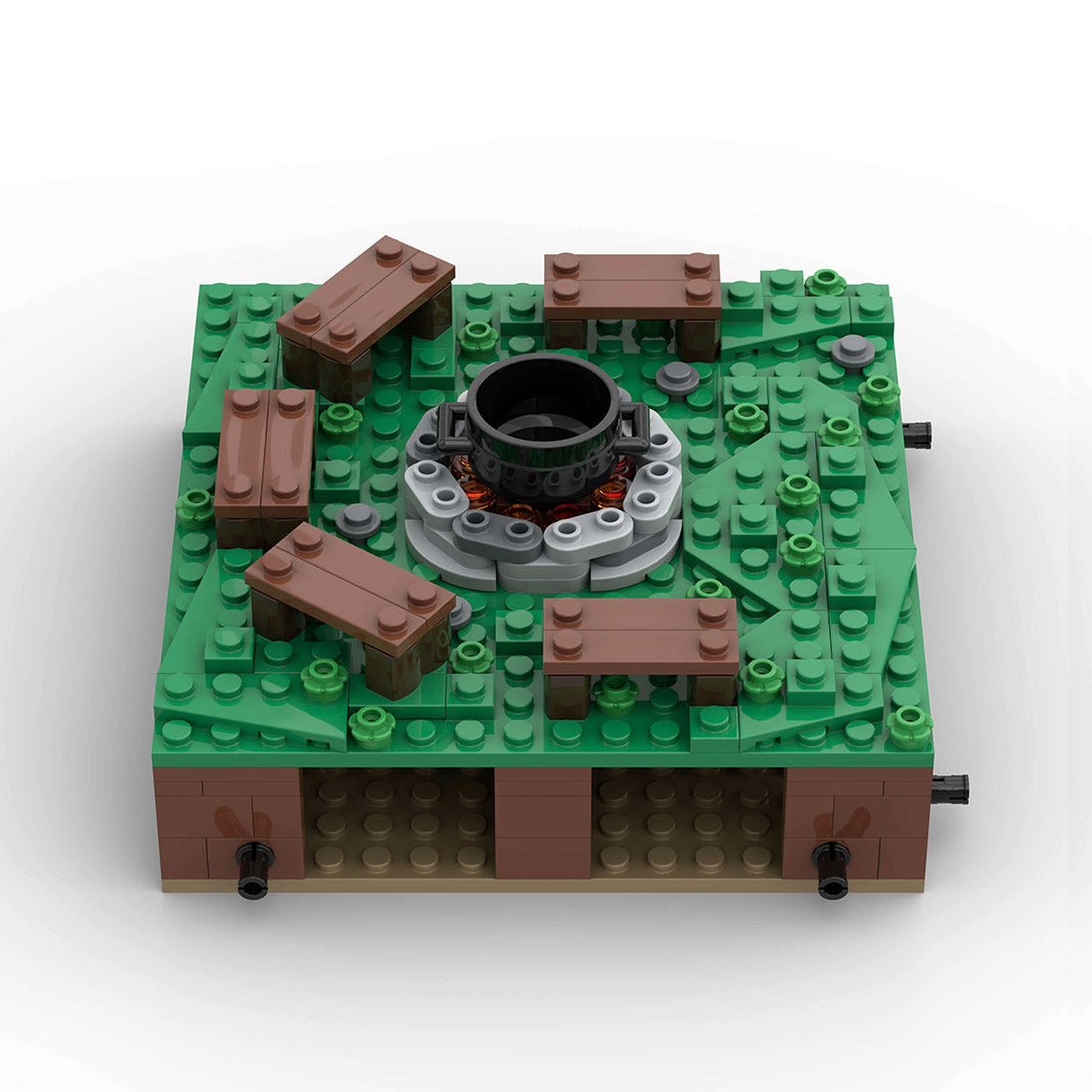 MOC - 139859 Roman Field Camp Fireplace Klemmbausteine - LesDiy - Klemmbausteine