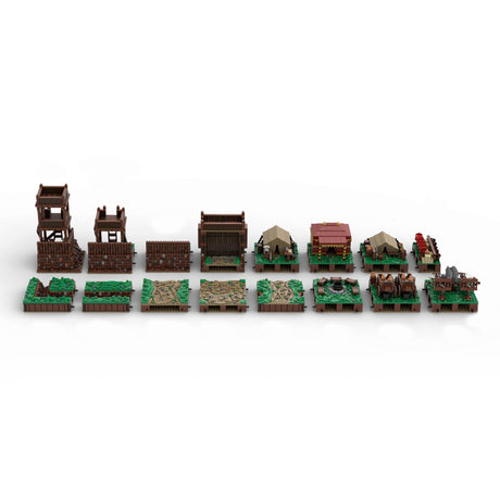 MOC - 139859 Roman Field Camp Klemmbausteine(klein) - LesDiy - Klemmbausteine