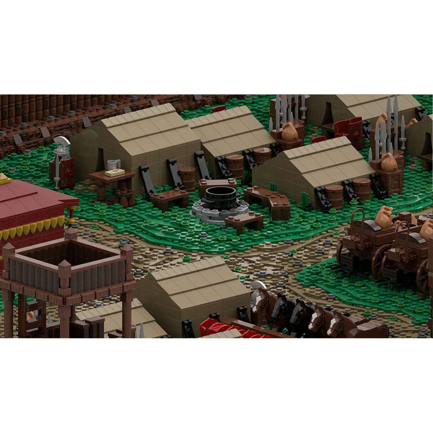 MOC - 139859 Roman Field Camp Klemmbausteine(klein) - LesDiy - Klemmbausteine