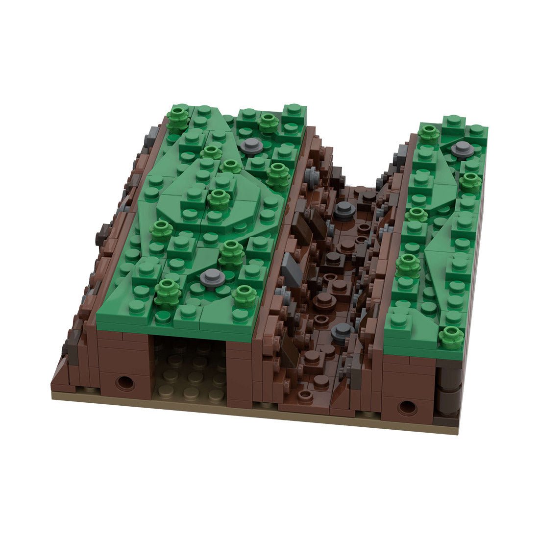 MOC - 139859 Roman Field Camp Straight Ditch Klemmbausteine - LesDiy - Klemmbausteine