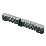 MOC - 139977 German Doppelstockwagen train car vagon Klemmbausteine - LesDiy - Klemmbausteine