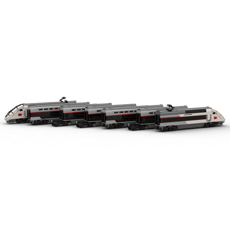 MOC - 140464 TGV Duplex Carmillon Klemmbausteine - LesDiy - Klemmbausteine