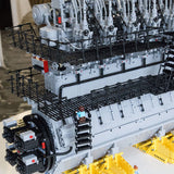 MOC - 141278 2 - Stroke Marine Diesel Engine Klemmbausteine - LesDiy - Klemmbausteine