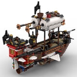MOC - 141840 Pirates Great Airship Klemmbausteine - LesDiy - Klemmbausteine