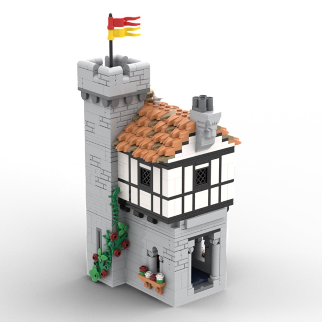 MOC - 142666 Keep and low courtyard Klemmbausteine - LesDiy - Klemmbausteine