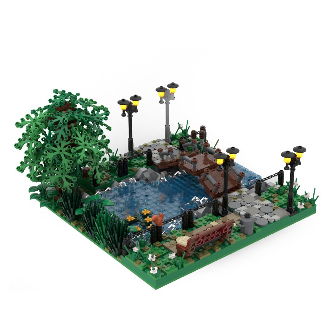 MOC - 142953 Summer Park Klemmbausteine - LesDiy - Klemmbausteine