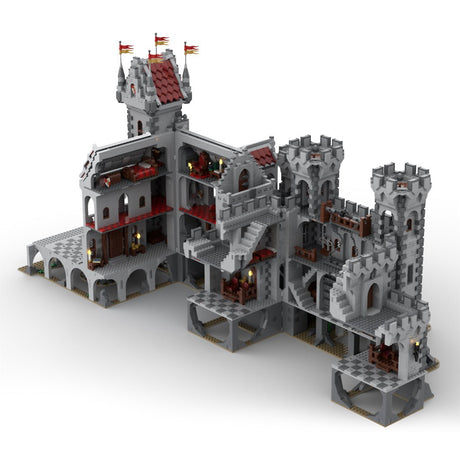 MOC - 143001 Red Lions Castle II Klemmbausteine - LesDiy - Klemmbausteine