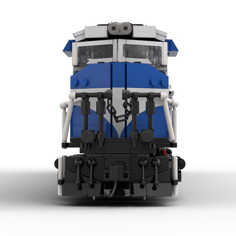 MOC - 144909 SD70MAC Conrail Klemmbausteine - LesDiy - Klemmbausteine