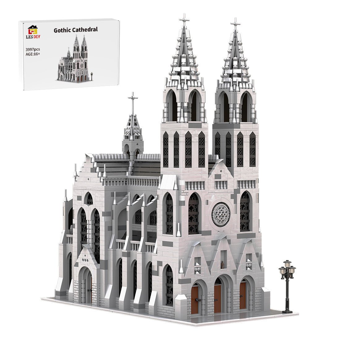 MOC - 148170 Gothic Cathedral Klemmbausteine - LesDiy - Klemmbausteine