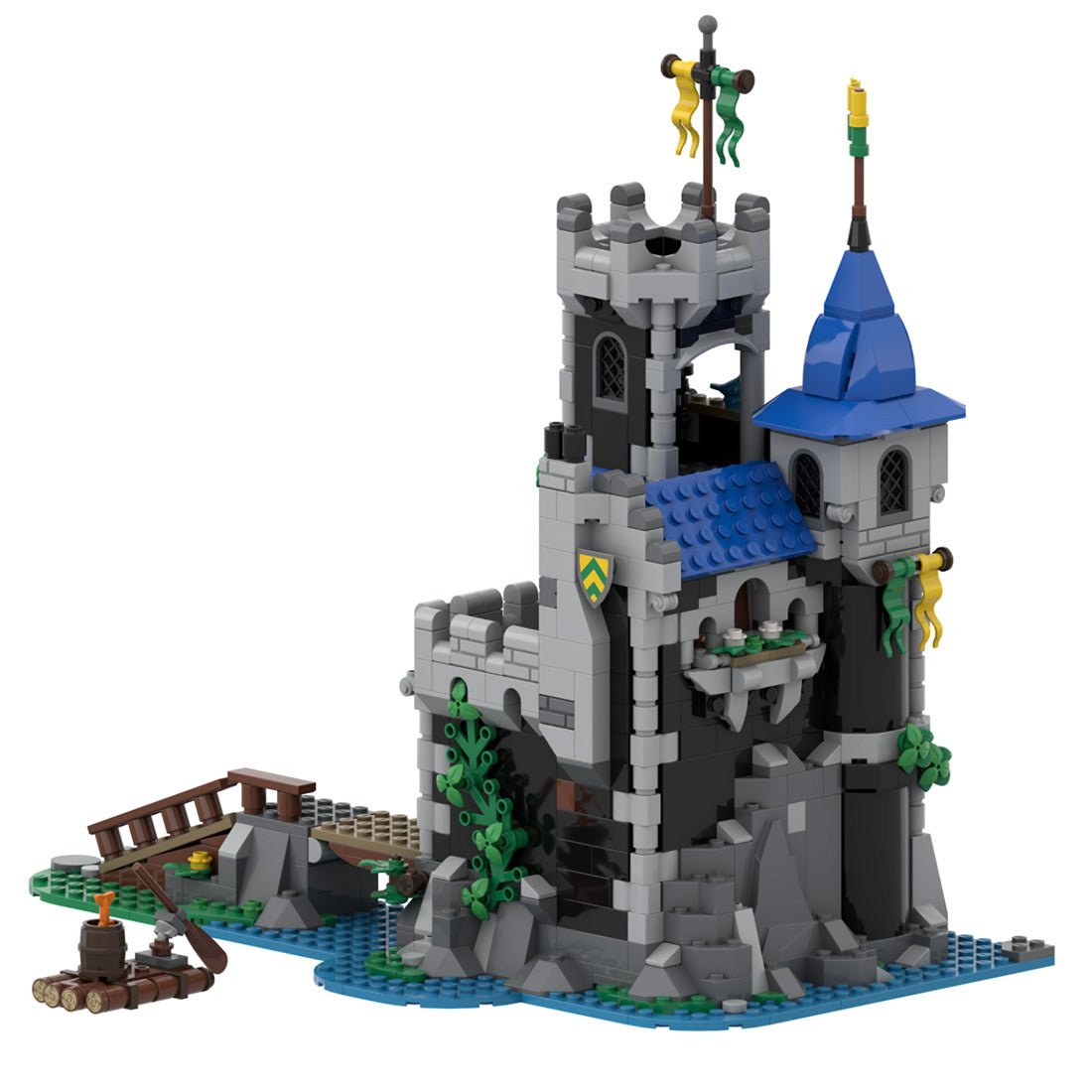 MOC - 148389 Fortress of Lakeside County (from BDP Series 1) Klemmbausteine - LesDiy - Klemmbausteine