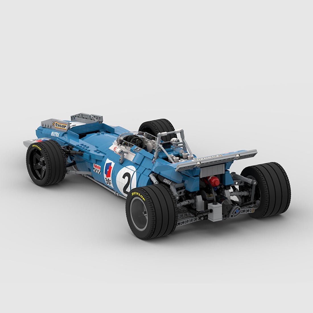 MOC - 14940 Matra MS80 - scale 1:8 Klemmbausteine - LesDiy - Klemmbausteine