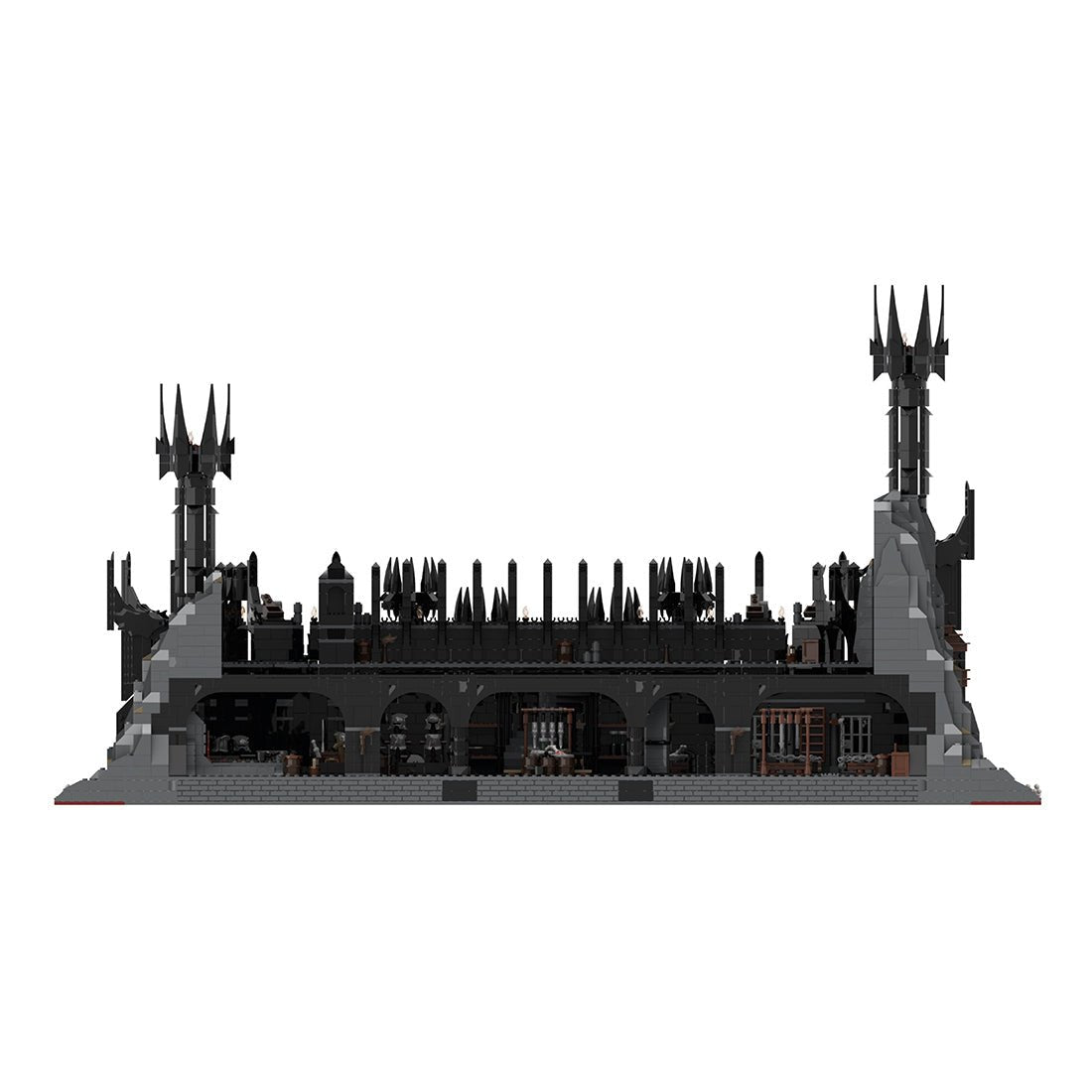MOC - 150262 UCS Barad - Dur part 1/6 Klemmbausteine - LesDiy - Klemmbausteine