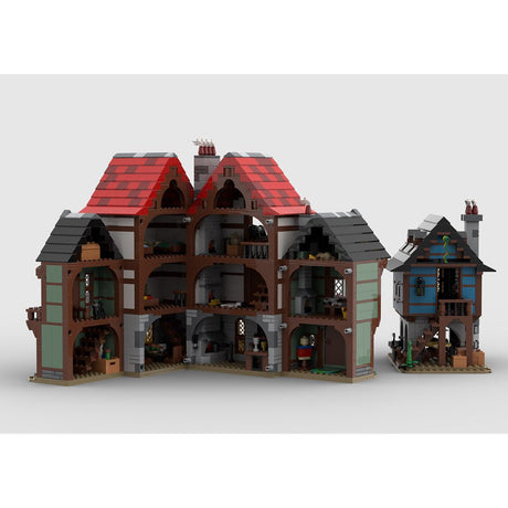 MOC - 150889 Medieval Alley Klemmbausteine - LesDiy - Klemmbausteine