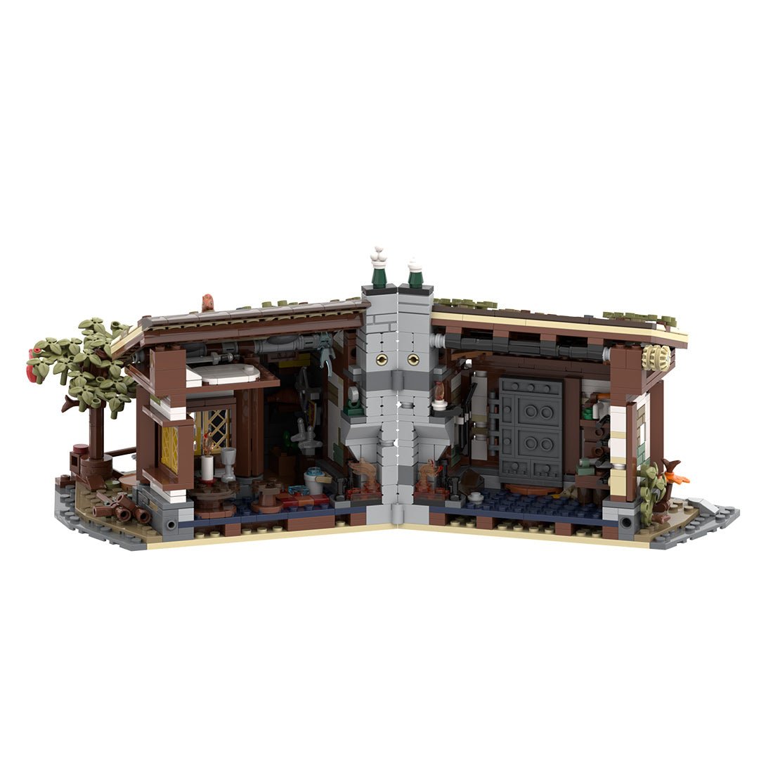 MOC - 150993 A HUT NEXT DOOR Klemmbausteine - LesDiy - Klemmbausteine