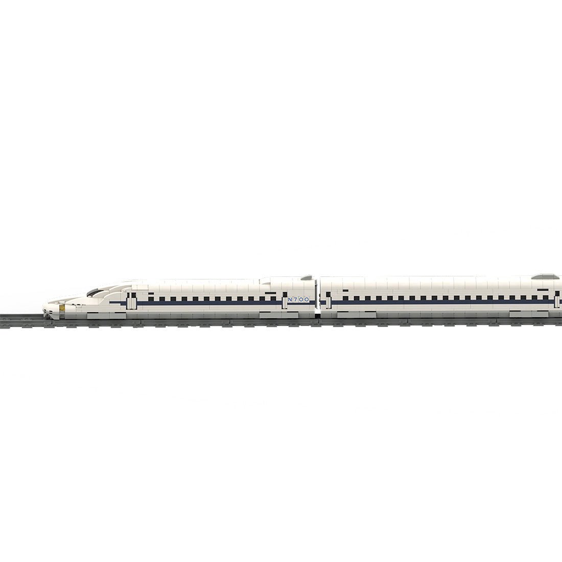 MOC - 153597 Shinkansen N700 | Bullet Train - 1:70 Scale Klemmbausteine - LesDiy - Klemmbausteine