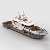 MOC - 155372 Ferry Yacht Klemmbausteine - LesDiy - Klemmbausteine