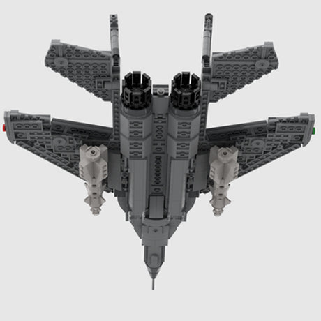 MOC - 156324 MiG 29 Militärkampfflugzeug - LesDiy - Klemmbausteine