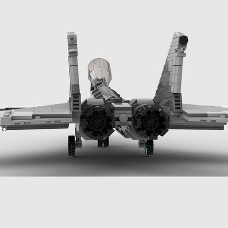 MOC - 156324 MiG 29 Militärkampfflugzeug - LesDiy - Klemmbausteine