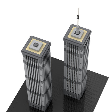 MOC - 156672 World Trade Center (09.11.01) Klemmbausteine - LesDiy - Klemmbausteine