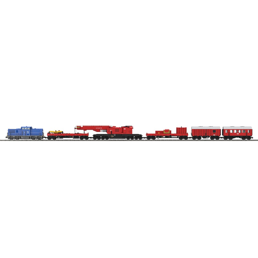 MOC - 156982 Emergency Crane Train – Multi Tasker Klemmbausteine - LesDiy - Klemmbausteine
