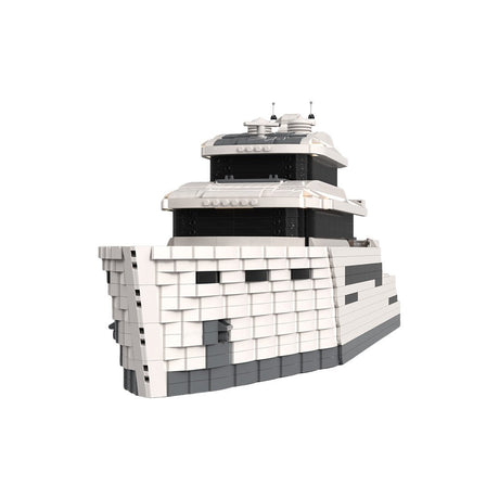 MOC - 157092 Super - Luxusyacht Klemmbausteine - LesDiy - Klemmbausteine