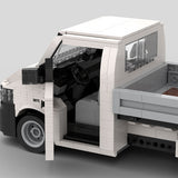 MOC-158193 VW T5 Transporter Flatbed Klemmbausteine-LesDiy-Klemmbausteine
