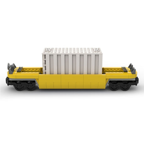 MOC - 159041 TTX 20 - Zoll - Container - Lkw - LesDiy - Klemmbausteine