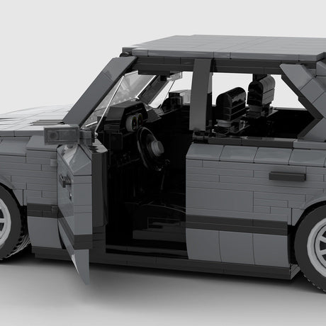 MOC-161114 BMW M5 E28 Dark Bluish Gray Klemmbausteine-LesDiy-Klemmbausteine